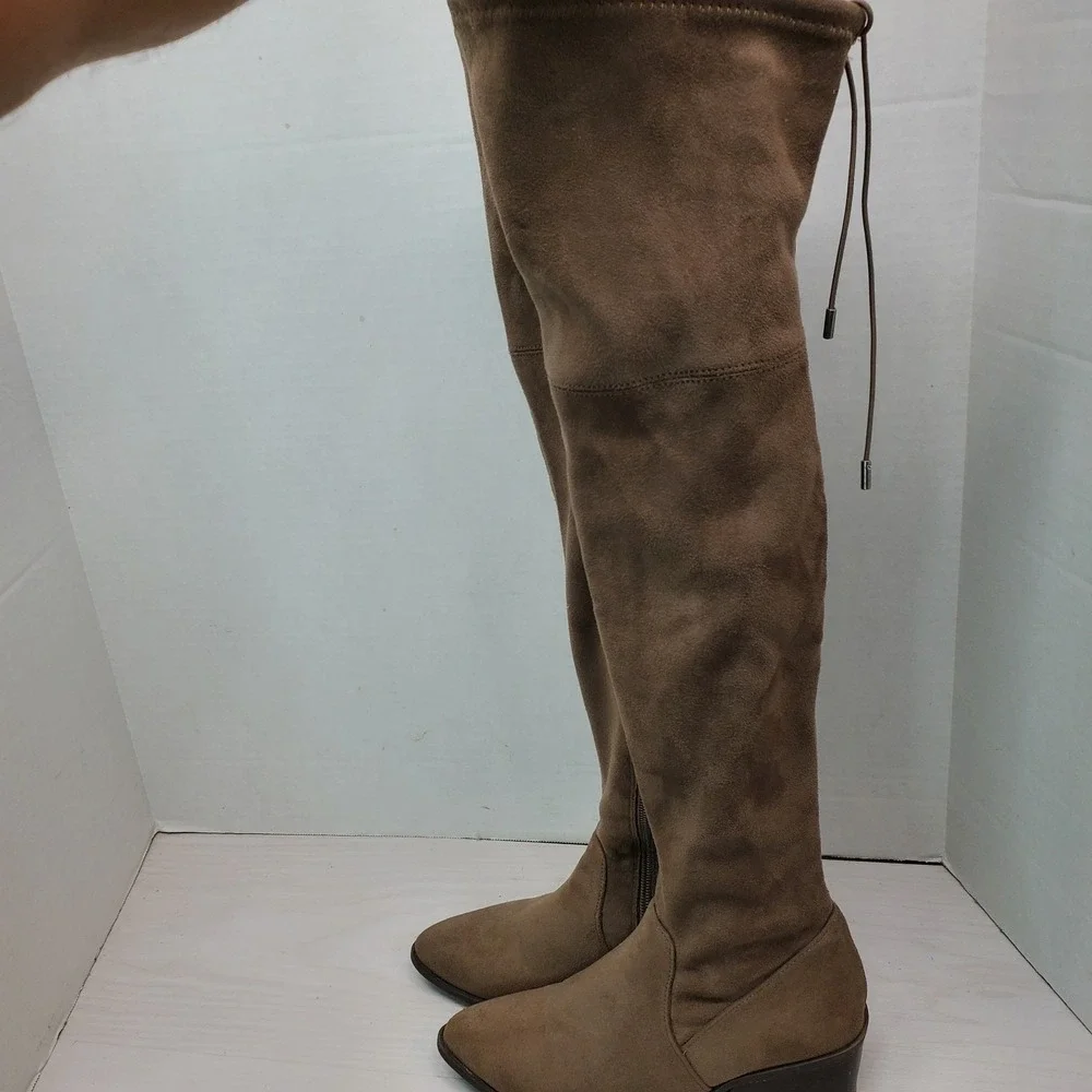 Madden NYC Tall Over The Knee Boots 6 M Fall Hippie Hipster Lagin Fast Shipping